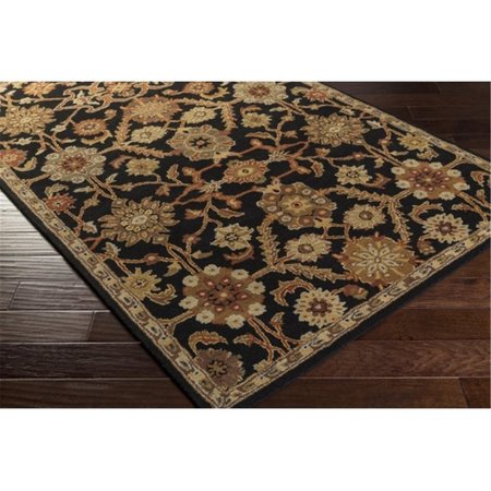 ARTISTIC WEAVERS Middleton Victoria Rectangle Hand Tufted Area Rug- Black - 2 x 3 ft. AWMD2073-23
